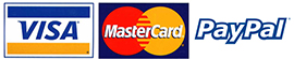 VISA MasterCard PayPal