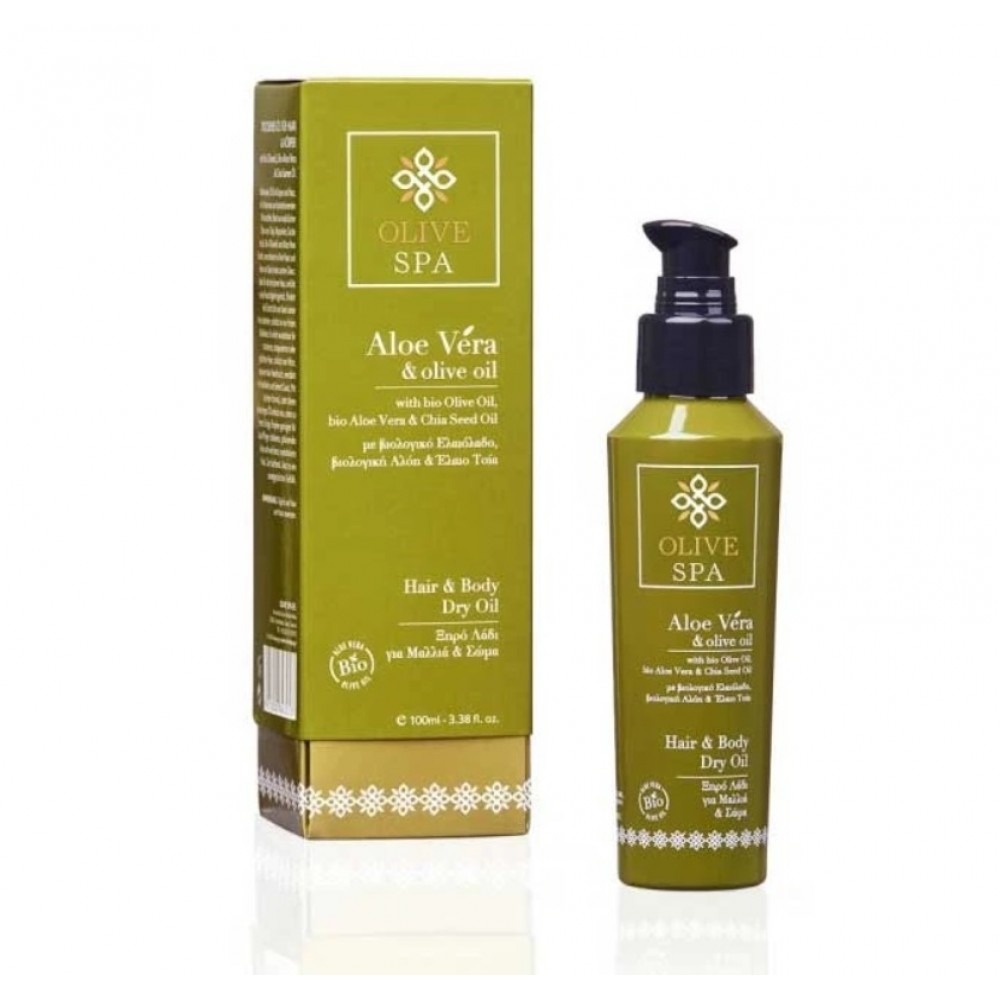 Olive Spa Aloe Vera Hair & Body Dry Oil Olive Spa Aloe Vera Hair & Body Dry Oil