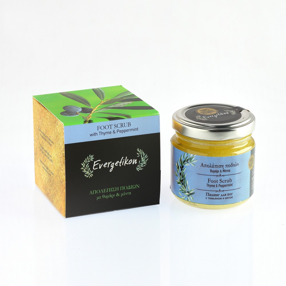 Evergetikon Foot Scrub With Thyme &Peppermint Evergetikon Foot Scrub With Thyme &Peppermint