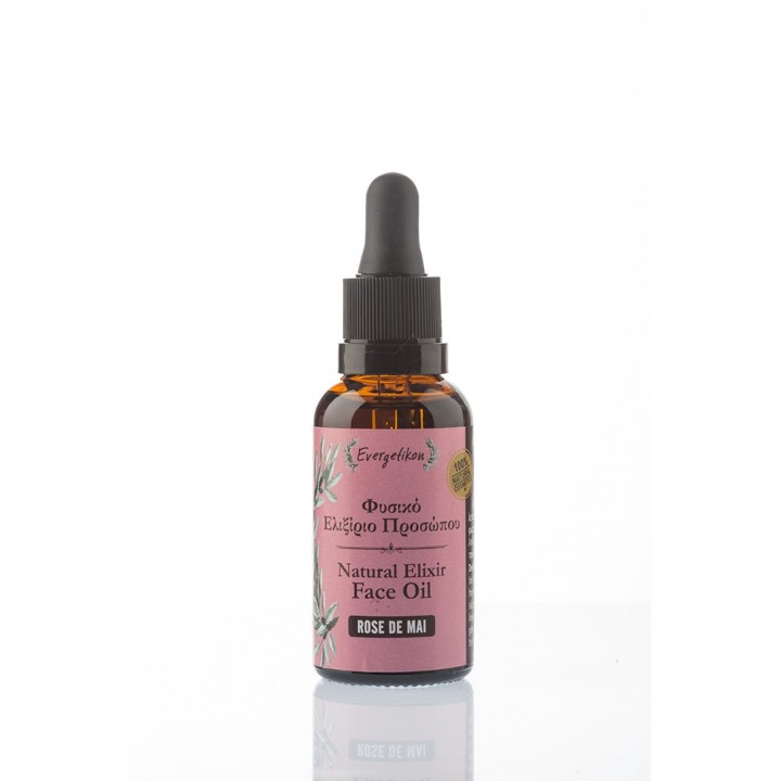 Evergetikon Natural Εlixir Face oil “rose de mai ”