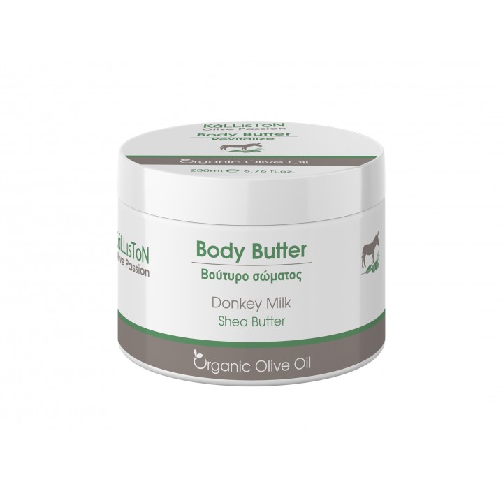 Body butter for revitalizing with donkey milk