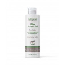 Milky shower gel with donkey milk