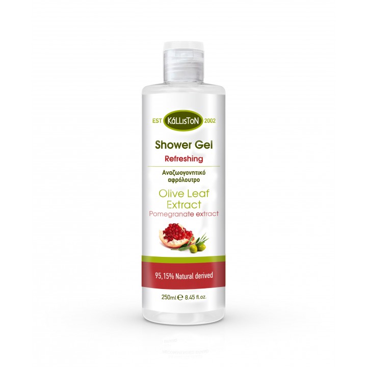 Kalliston Refreshing shower gel with pomegranate extract