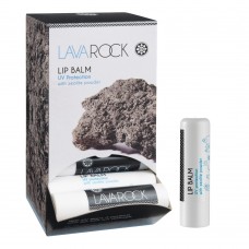 Lava rock Lip balm with zeolite powder and UV filters