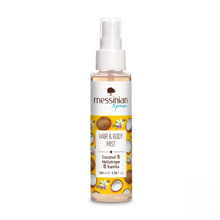 Messinian Spa Hair and body mist coconut and vanilla