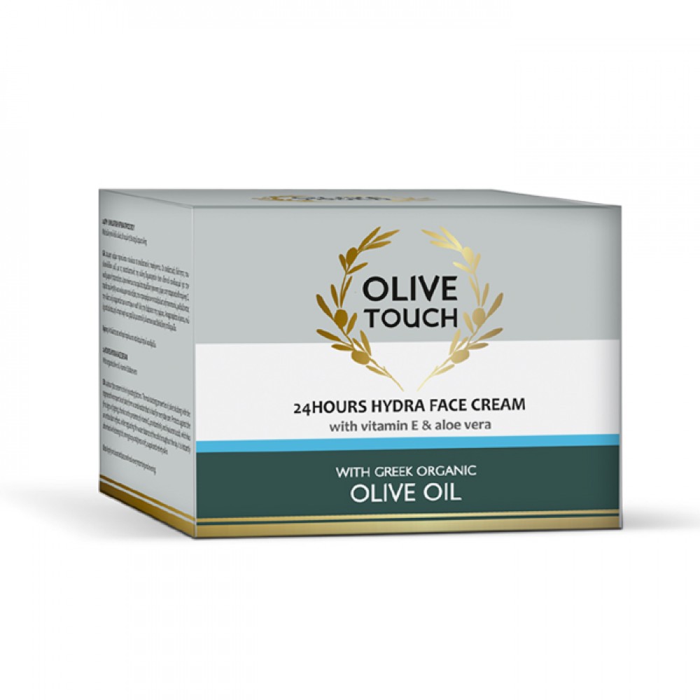 Olive Touch 24 hour Moisturizing Face Cream with organic Olive Oil and Vitamin E Olive Touch 24 hour Moisturizing Face Cream with organic Olive Oil and Vitamin E