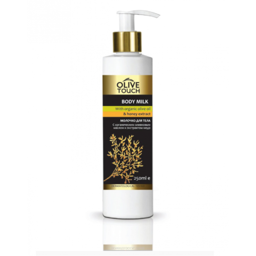 Olive Touch Body Milk With Organic Olive Oil & Honey Extract Olive Touch Body Milk With Organic Olive Oil & Honey Extract