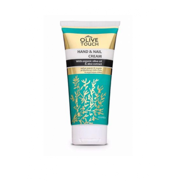 Olive Touch Hand and Nail Cream with Organic Olive Oil and Aloe Extract