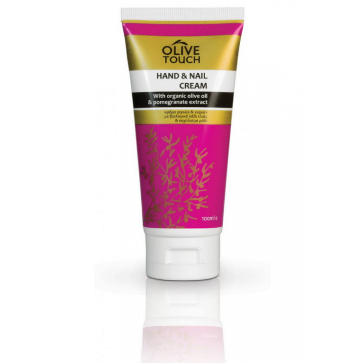 Olive Touch Hand & Nail Cream With Organic Olive Oil & Pomegranate Extract