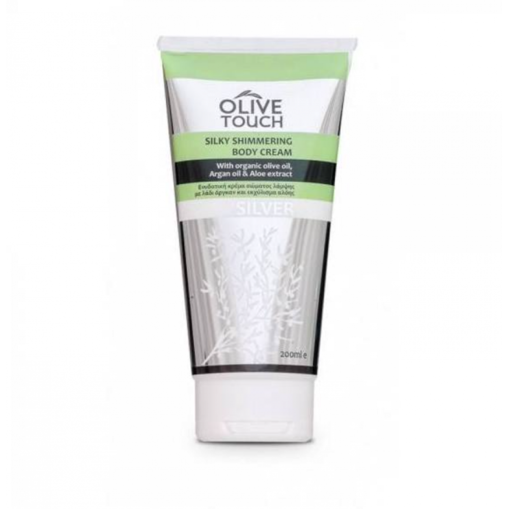 Olive Touch Silky Shimmering Body Cream Silver Olive Touch Silky Shimmering Body Cream Silver