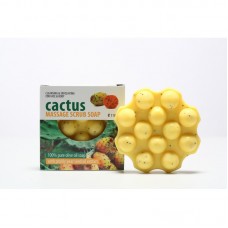 Olive Spa Cactus Massage Scrub Soap with Prickly Pear Seed Oil