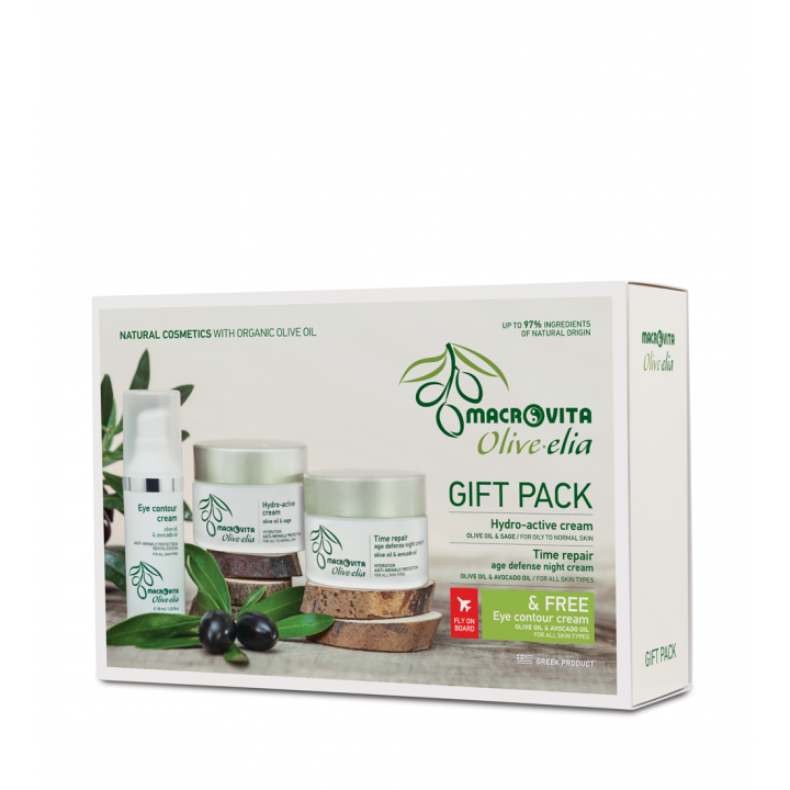 Olivelia Hydro-active cream - Time repair age defense night cream - Eye contour cream