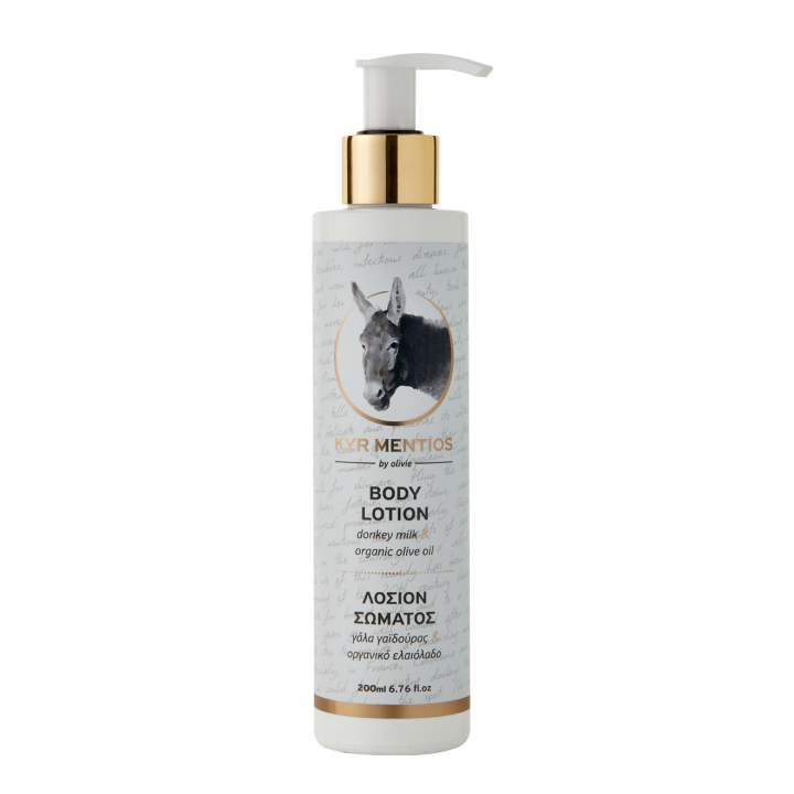 Donkey milk & organic olive oil body lotion