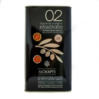 Extra virgin olive oil Liokarpi 0.2% 5l