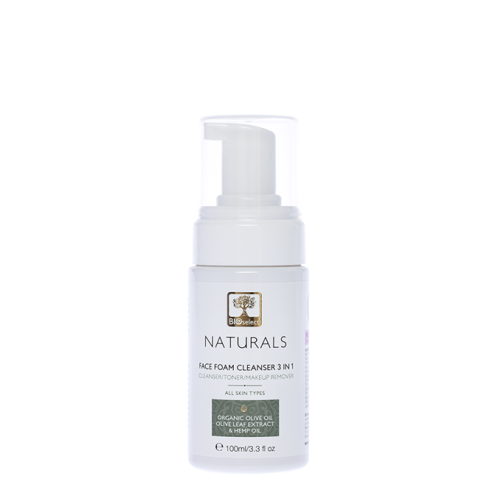 Bioselect Naturals Face foam cleanser 3 in 1