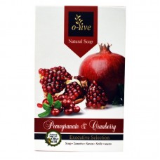 O-live Pomegranate and cranberry soap with extra virgin olive oil