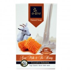 O-live Goat milk soap and fir honey with extra virgin olive oil