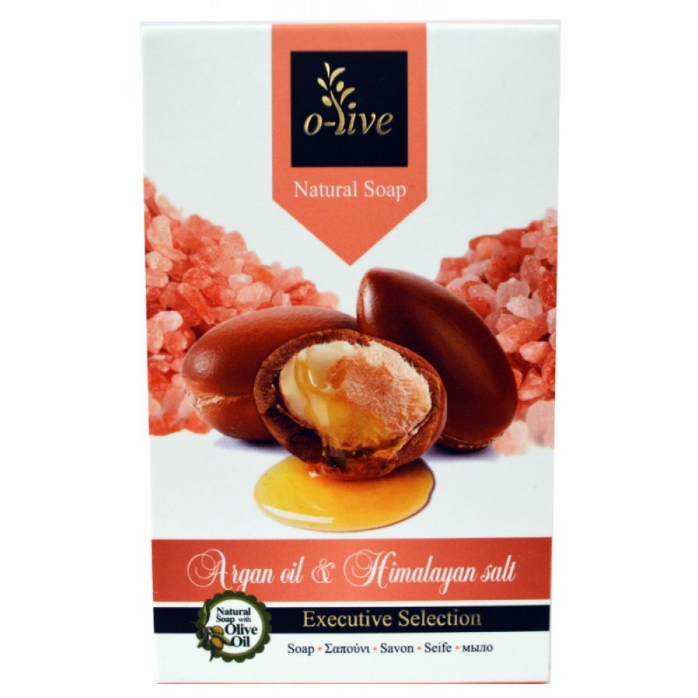 O-live Argan oil soap and Himalayan salt with extra virgin olive oil O-live Argan oil soap and Himalayan salt with extra virgin olive oil