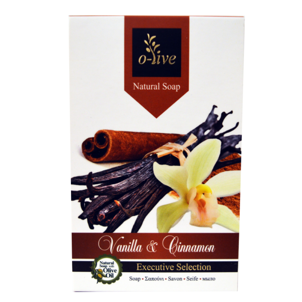 O-live Vanilla and cinnamon soap with extra virgin olive oil O-live Vanilla and cinnamon soap with extra virgin olive oil
