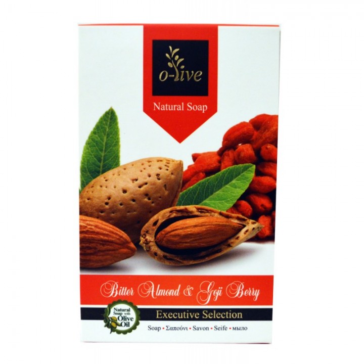 O-live Bitter almond soap and goji berry with extra virgin olive oil