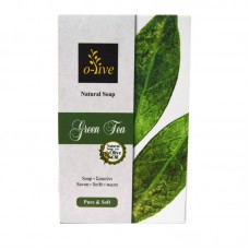O-live Green tea soap with extra virgin olive oil