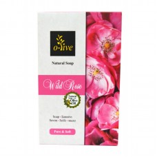 O-live Wild rose soap with extra virgin olive oil