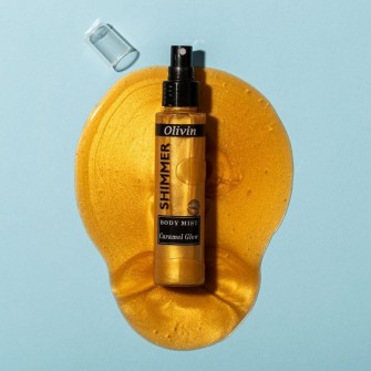 Olive Touch Shimmer Body Mist Caramel Glow