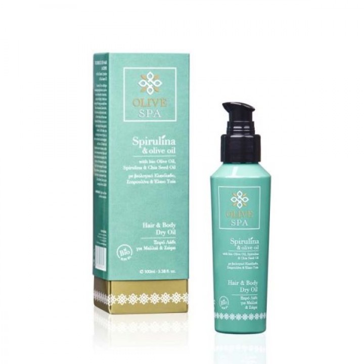 Olive Spa Spirulina Hair & Body Dry Oil
